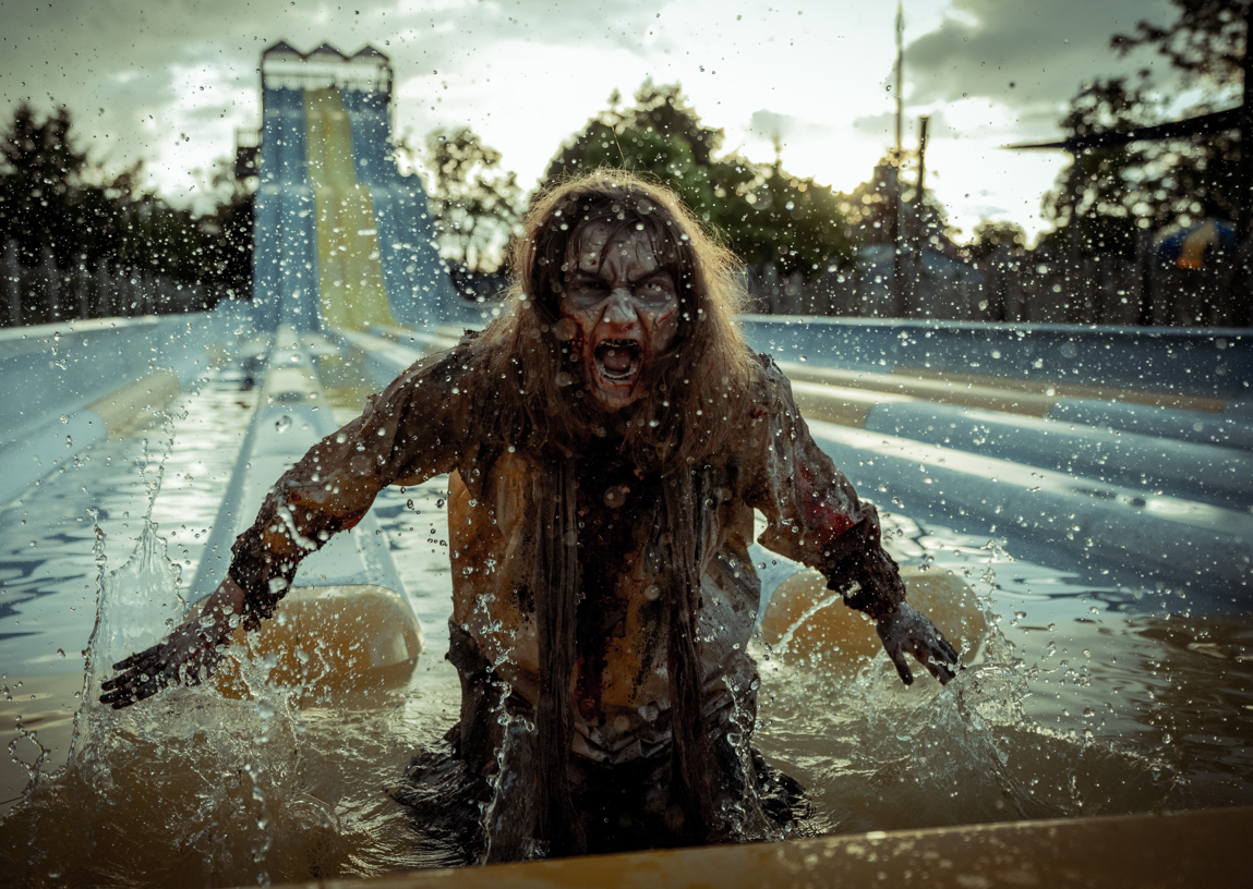Zombie in water