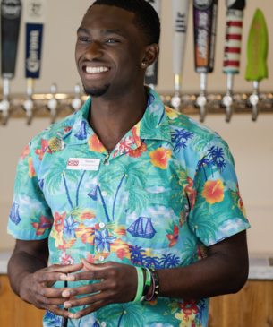 bartender at Zoombezi Bay