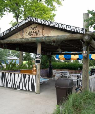 cabana at Zoombezi Bay