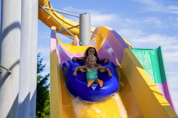Child on slide