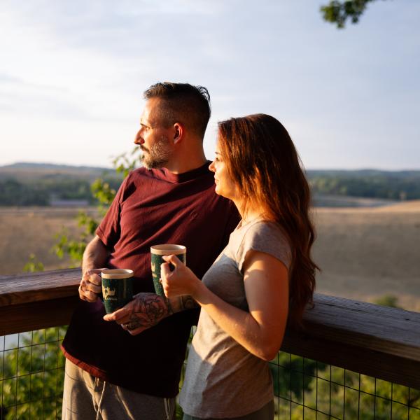couple overlooking lookout